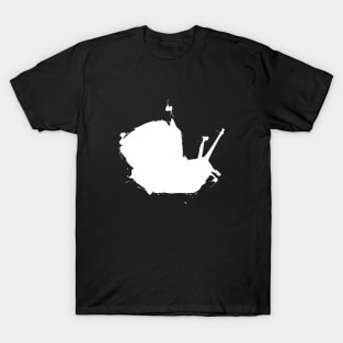 Snail grunge daub T-Shirt